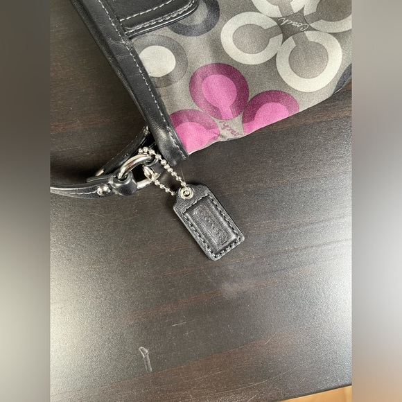 Vintage Satin Coach Monogram Clutch - Picture 2 of 6